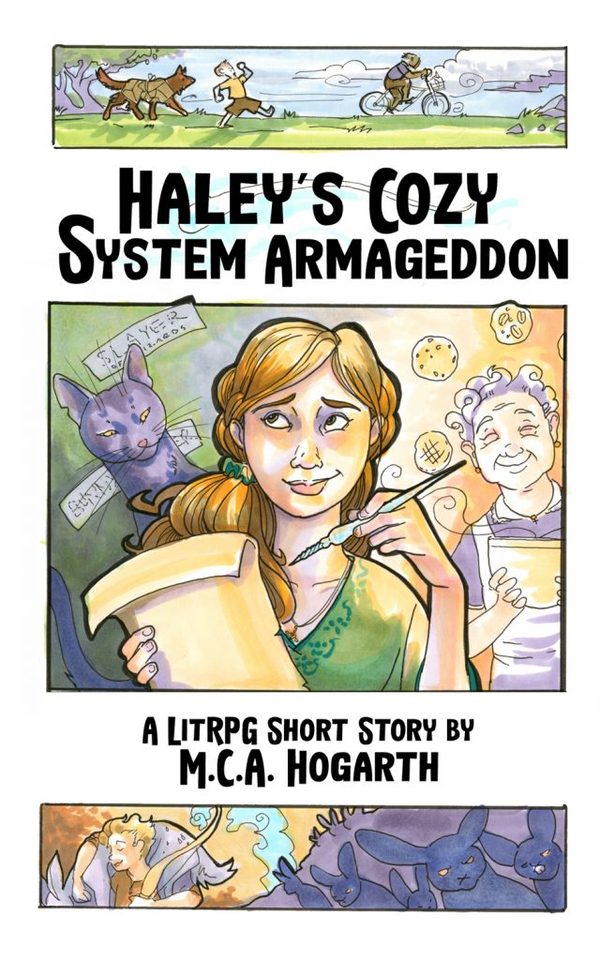 Cover of Haley's Cozy System Armageddon, Haley and Nana book 1, by Maggie Hogarth