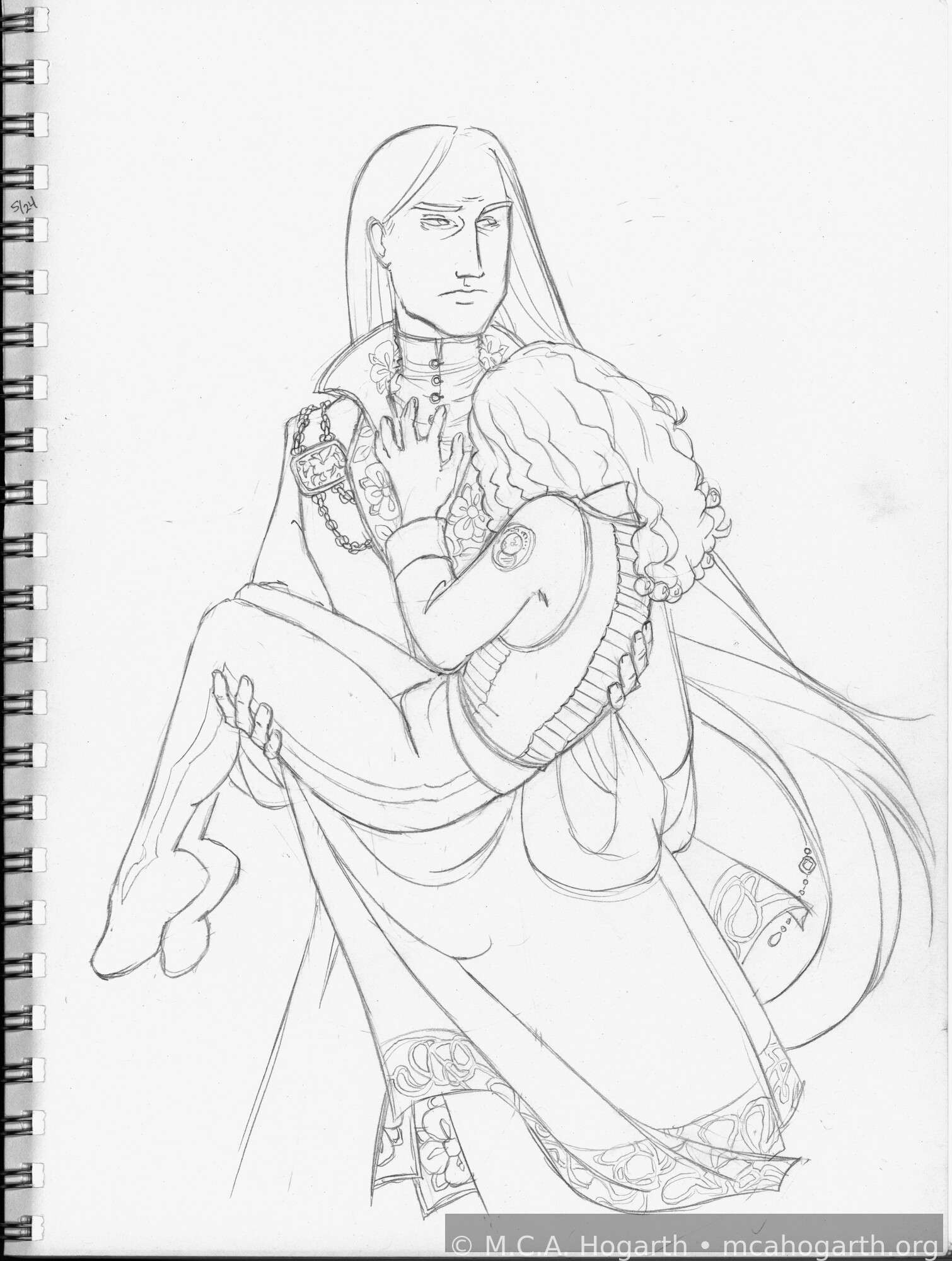 My Lady, Reese Eddings &mdash; Sketchbook 85 &middot; Page 46 (2004)