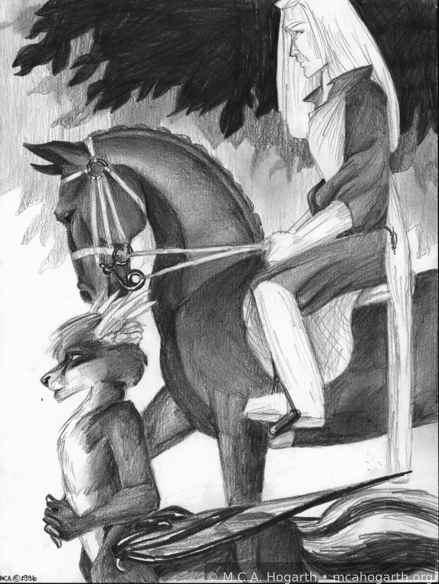 Early Family Illustration &mdash; Loose work (1996)