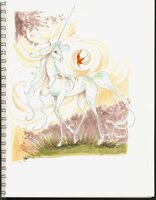 Last Unicorn With Butterfly
