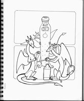 Laundry Dragons With Thermometer