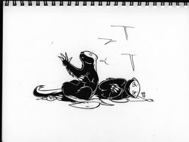 Horrified Honey Badgers