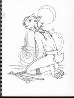 Random Furry In The Moonlit Desert