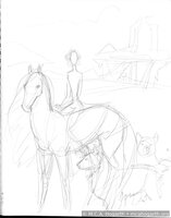 Liolesa Riding A Horse With Guardkin