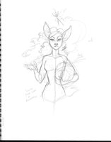 Some Weird Fox Or Deer Girl