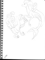 Two Seahorses Dancing