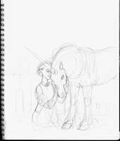 Woman And Unicorn