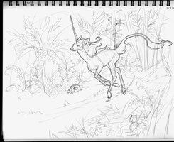 Ocala Unicorn Sketch