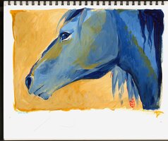 Blue Horse Acrylics