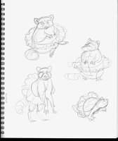 Racoons In Tutus