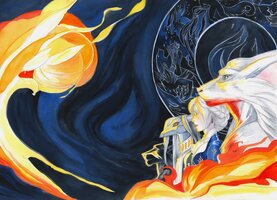 Fireborn's Legacy Cover Painting