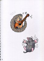 Pangolin And Mole