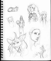 Tessa, Prissa, and Cats