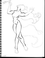 Partially Inked Girl