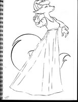 Fashionable Fox In Dress