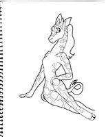 Seated Giraffe Morph Femme