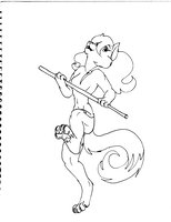 Shara With A Cane Dancing