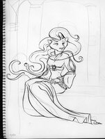 Distant At Fountain Hair Swirling