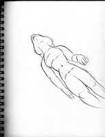 Foreshortening Female From Beneath