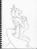 Le'enle Wringing Hair