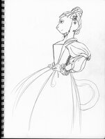 Feline In Ornate Bodice
