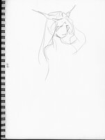 Dlane Pushing Her Hair Back