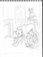World Tree Illustration: Sleeth Playing with Cani