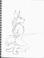 Alien Fluffy With Knife