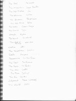Pelted Tarot List