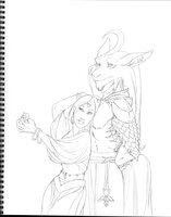 Le'enle With Human Woman