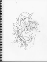 Rogue With Flowers And Friend