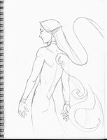 Elf Angel From Behind