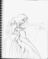Girl With Furry Drake