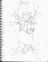 Small Electric Dragon Goes Fishing