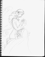 Girl Stitching